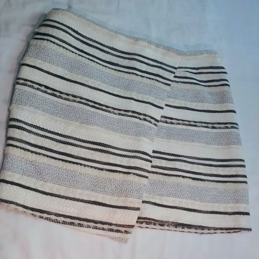 H & M Stripped Wool Skirt